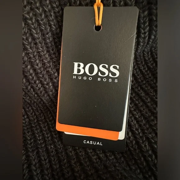 Hugo Boss Afairbus Wool Mockneck Pullover Sweater size Small